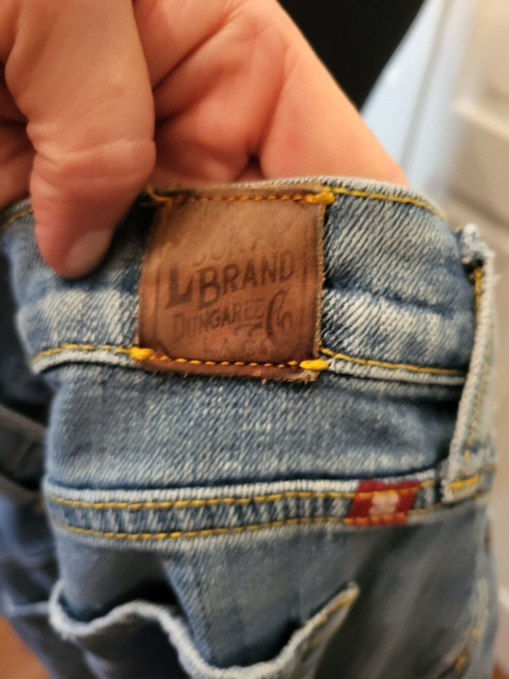 Vintage Y2K Lucky Brand Jeans Bootcut Low Rise sz 12/31 Short 00s Back to School - Picture 4 of 12